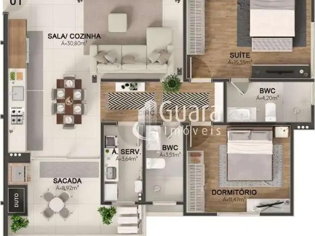 Apartamento venda em Região Geográfica Imediata de Joinville, Jaraguá do Sul