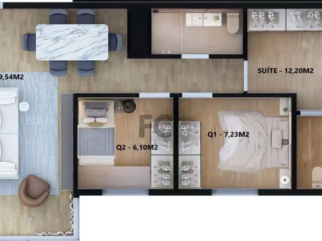 Apartamento venda em Região Geográfica Imediata de Joinville, Joinville