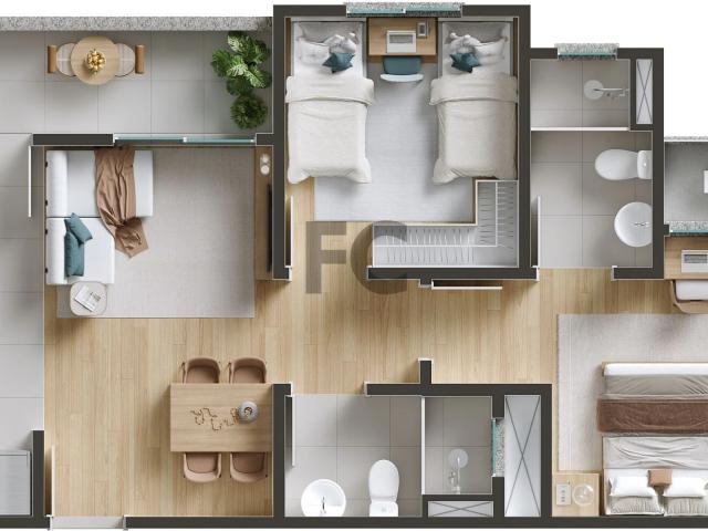 Apartamento venda em Santo Antônio, Joinville