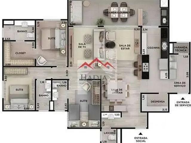 Apartamento venda em Vila Nady, Jundiaí