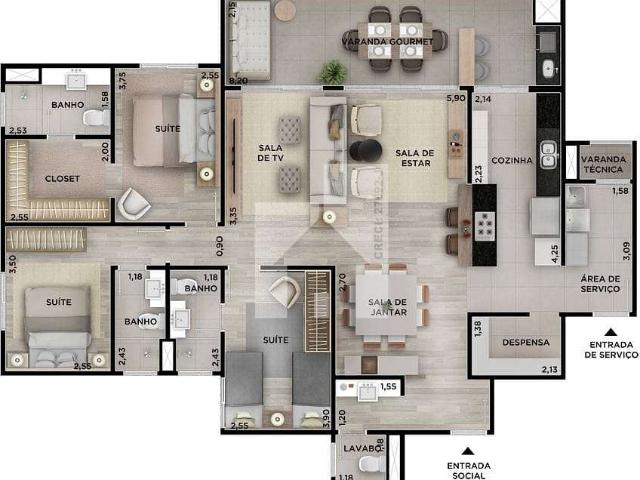 Apartamento venda em Região Imediata de Botucatu, Botucatu