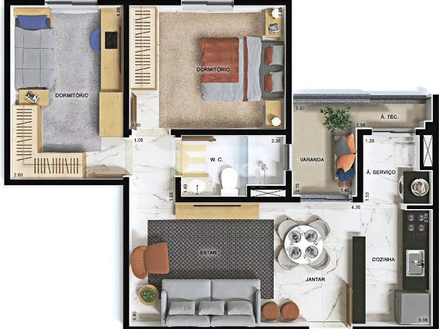 Apartamento venda em Vila de Vecchi, Jundiaí