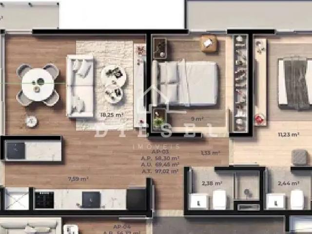 Apartamento venda em Região Geográfica Imediata de Lajeado, Lajeado