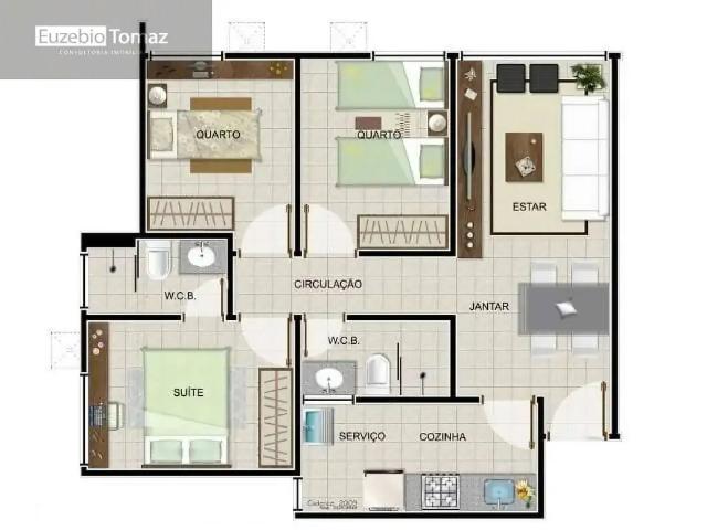 Apartamento venda em Região Geográfica Imediata de Maceió, Feliz Deserto