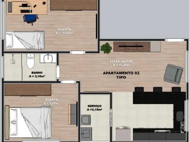 Apartamento venda em Região Geográfica Imediata de Santa Bárbara - Ouro Preto, Mariana