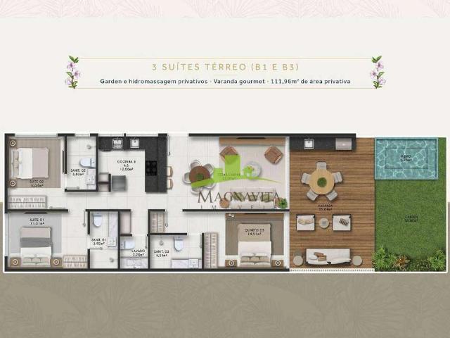 Apartamento venda em Residencial Ykutiba, Mata de São João