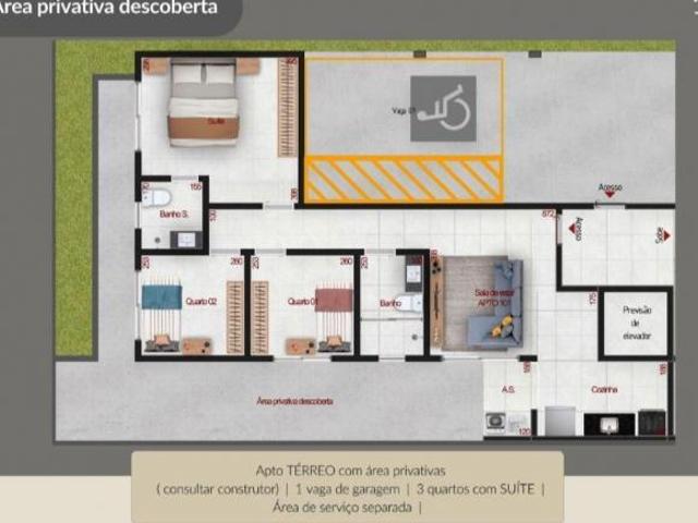 Apartamento venda em Nacional 1ª Seção, Contagem