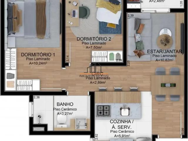 Apartamento venda em Região Geográfica Imediata de Novo Hamburgo - São Leopoldo, Região Metropolitana de Porto Alegre