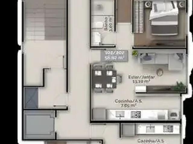 Apartamento venda em Região Geográfica Imediata de Florianópolis, Palhoça