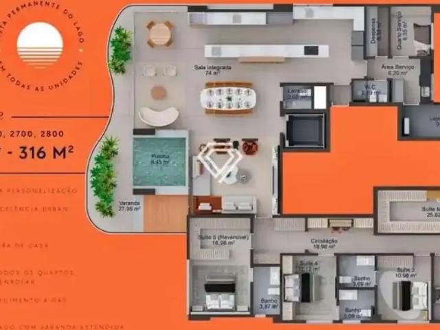 Apartamento venda em Região Geográfica Imediata de Palmas, Palmas