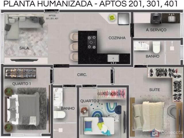Apartamento venda em Cerrado, Patos de Minas