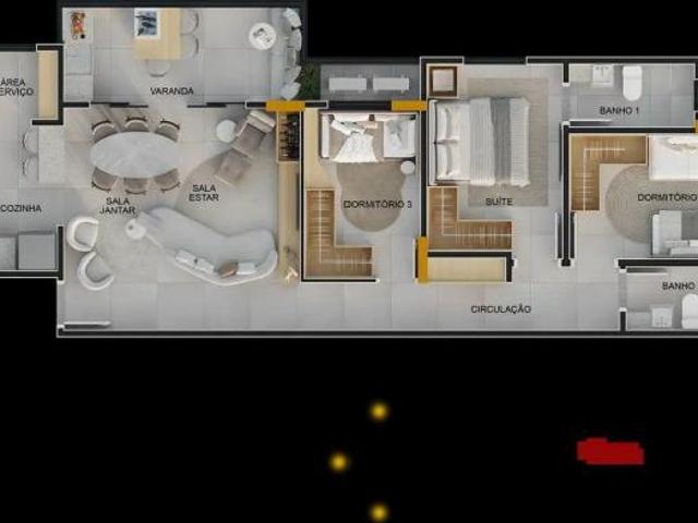 Apartamento venda em Região Geográfica Imediata de Uberlândia, Oliveira Fortes