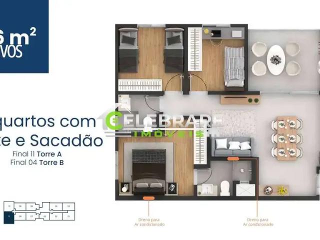 Apartamento venda em Centro, Pinhais