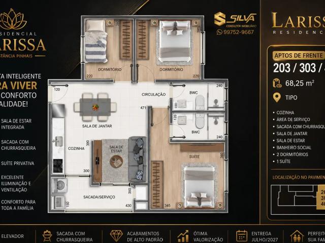 Apartamento venda em Região Geográfica Imediata de Curitiba, Região Metropolitana de Curitiba