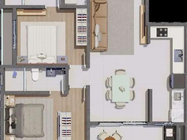 Apartamento venda em Sertão de Santa Luzia, Porto Belo