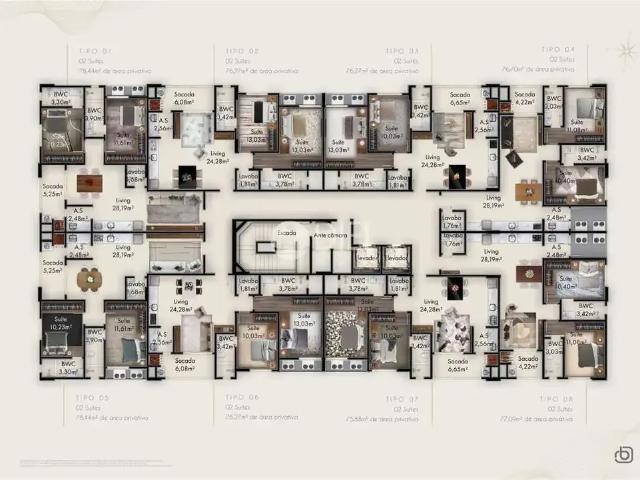 Apartamento venda em Sertão de Santa Luzia, Porto Belo