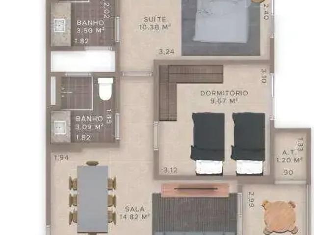 Apartamento venda em Região Imediata de Santos, Região Metropolitana da Baixada Santista
