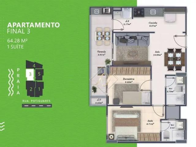 Apartamento venda em Região Imediata de Caraguatatuba-Ubatuba-São Sebastião, Região Metropolitana do Vale do Paraíba e Litoral Norte