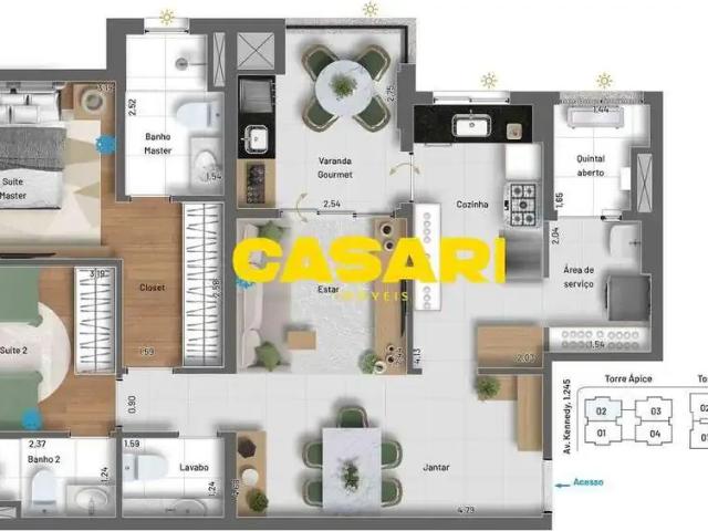 Apartamento venda em Parque dos Pássaros, São Bernardo do Campo