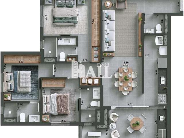 Apartamento venda em Região Imediata de São José do Rio Preto, Região Metropolitana de São José do Rio Preto