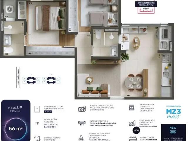 Apartamento venda em Região Imediata de São José dos Campos, Região Metropolitana do Vale do Paraíba e Litoral Norte