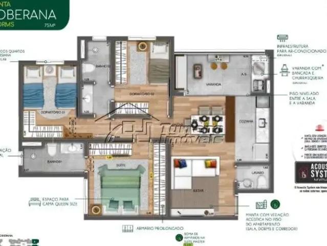 Apartamento venda em Região Imediata de São José dos Campos, Região Metropolitana do Vale do Paraíba e Litoral Norte