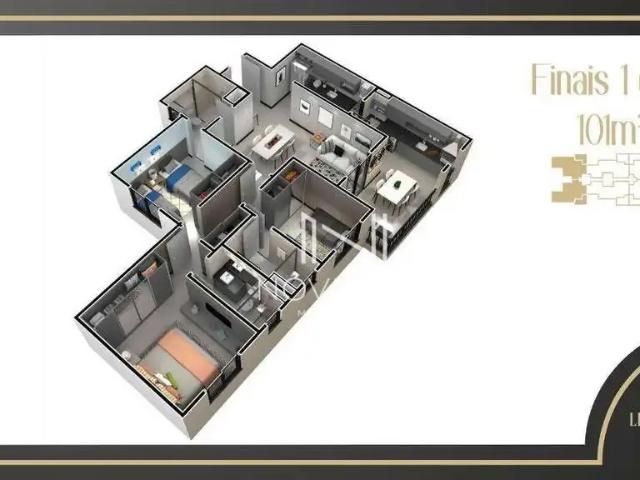 Apartamento venda em Região Imediata de São José dos Campos, Região Metropolitana do Vale do Paraíba e Litoral Norte