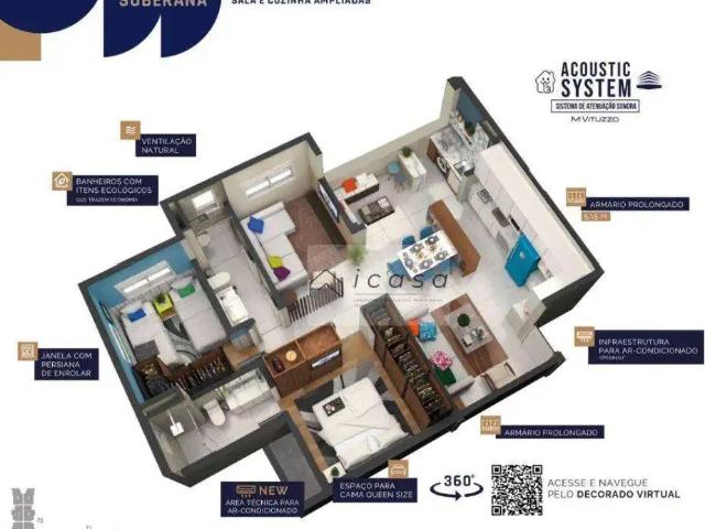 Apartamento venda em Região Imediata de São José dos Campos, Região Metropolitana do Vale do Paraíba e Litoral Norte