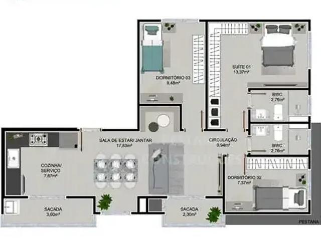 Apartamento venda em Região Geográfica Imediata de Curitiba, Região Metropolitana de Curitiba