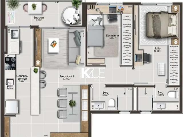 Apartamento venda em Região Geográfica Imediata de Florianópolis, São José