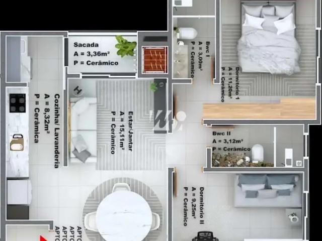 Apartamento venda em Região Geográfica Imediata de Florianópolis, São José