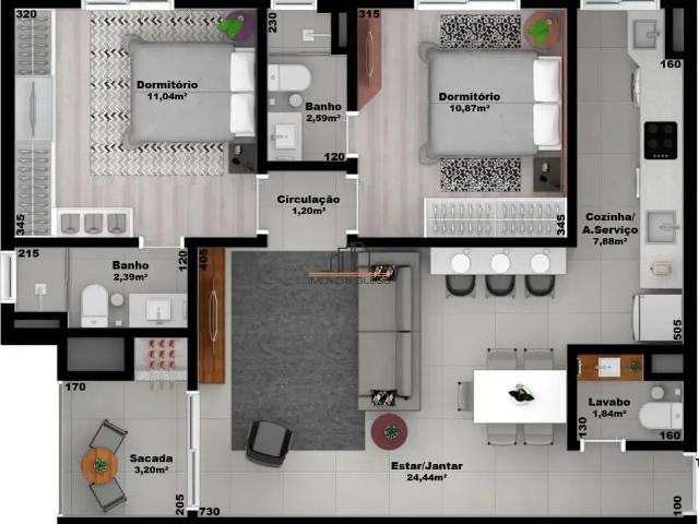 Apartamento venda em Região Geográfica Imediata de Novo Hamburgo - São Leopoldo, Região Metropolitana de Porto Alegre