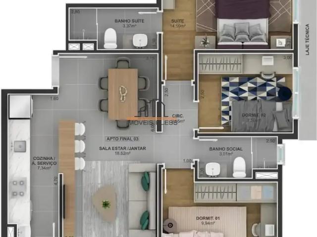 Apartamento venda em Região Geográfica Imediata de Novo Hamburgo - São Leopoldo, Região Metropolitana de Porto Alegre
