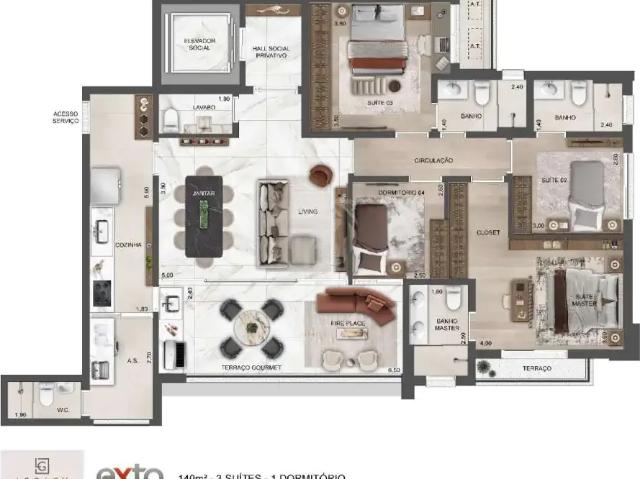 Apartamento venda em Região Imediata de São Paulo, Região Metropolitana de São Paulo