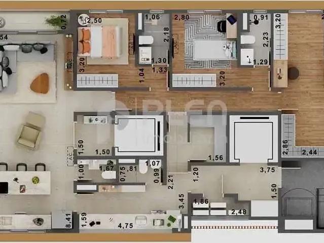 Apartamento venda em Parque Palmas do Tremembé, São Paulo