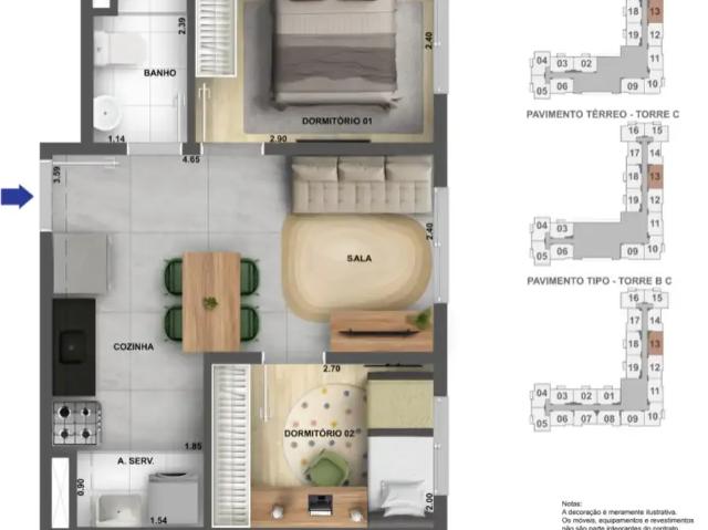 Apartamento venda em Região Imediata de São Paulo, Região Metropolitana de São Paulo