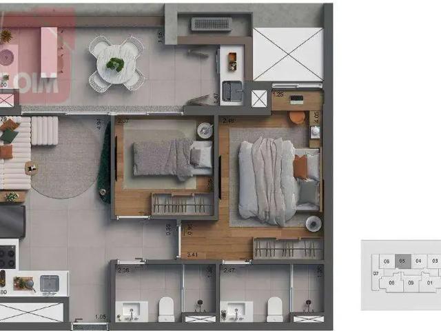 Apartamento venda em Região Imediata de Marília, Pompéia