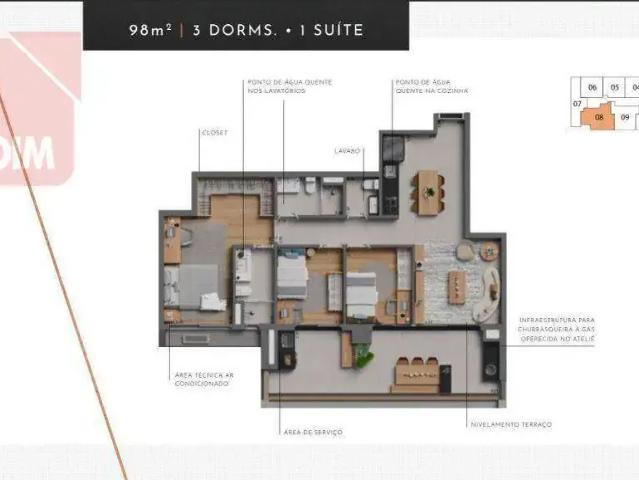 Apartamento venda em Região Imediata de Marília, Pompéia