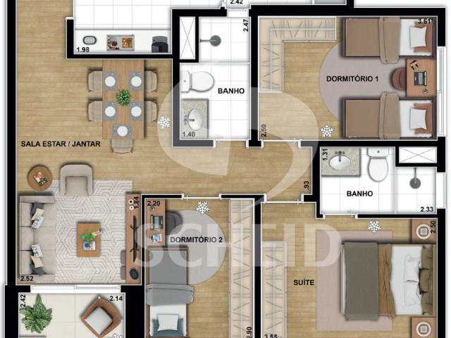 Apartamento venda em Vila Mascote, São Paulo