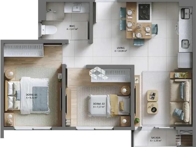 Apartamento venda em Região Geográfica Imediata de Santa Cruz do Sul, Santa Cruz do Sul
