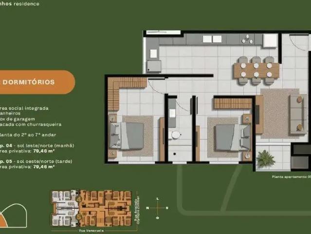 Apartamento venda em Região Geográfica Imediata de Santa Cruz do Sul, Santa Cruz do Sul