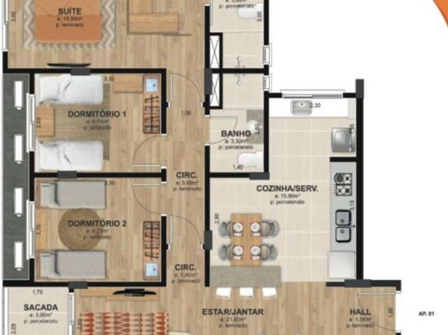 Apartamento venda em Região Geográfica Imediata de Santa Cruz do Sul, Santa Cruz do Sul