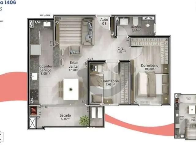 Apartamento venda em Região Geográfica Imediata de Santa Cruz do Sul, Santa Cruz do Sul