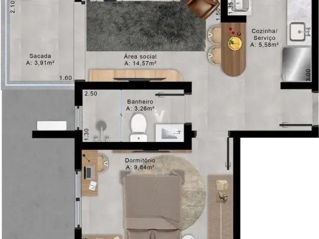 Apartamento venda em Região Geográfica Imediata de Santa Maria, Santa Maria