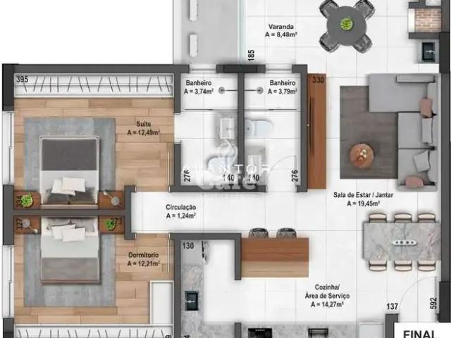 Apartamento venda em Região Geográfica Imediata de Santa Maria, Santa Maria