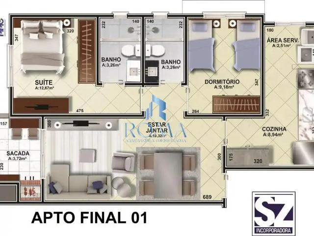 Apartamento venda em Região Geográfica Imediata de Santa Maria, Santa Maria