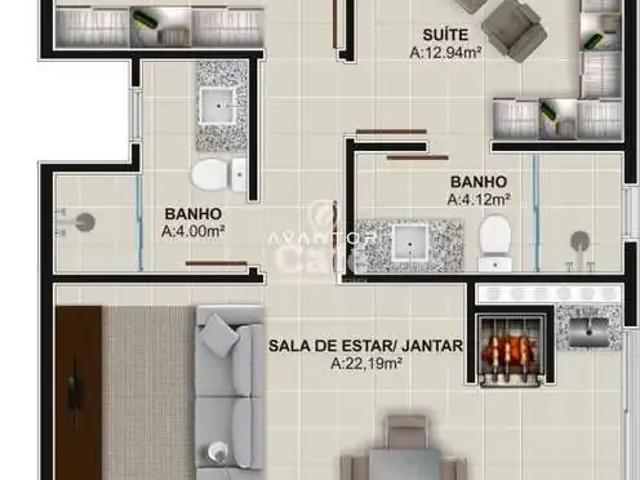 Apartamento venda em Região Geográfica Imediata de Santa Maria, Santa Maria
