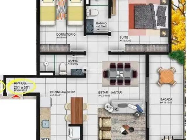 Apartamento venda em Região Geográfica Imediata de Santa Maria, Santa Maria