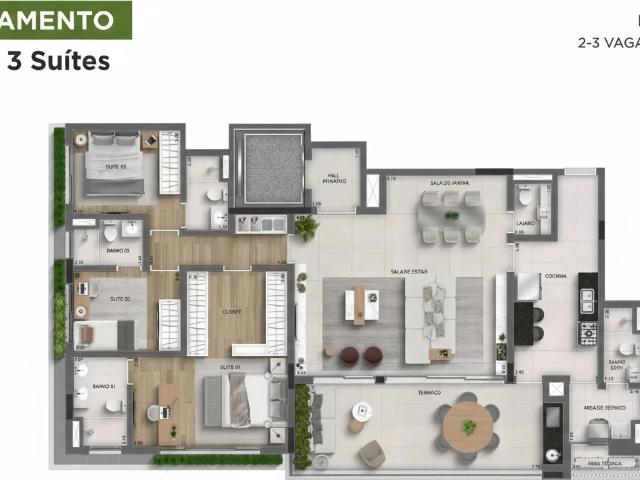 Apartamento venda em Tamboré 7 Exclusive Houses, Santana de Parnaíba