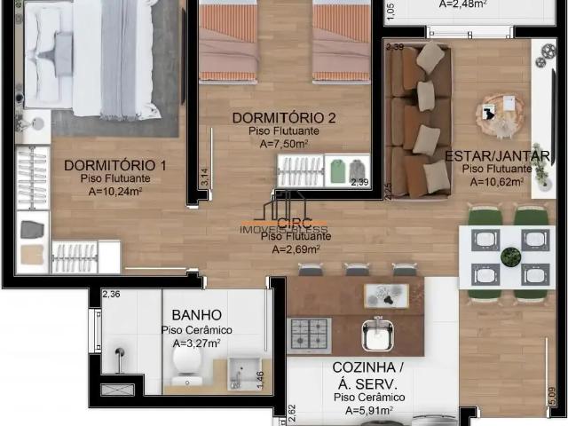 Apartamento venda em João de Barro, Sapucaia do Sul